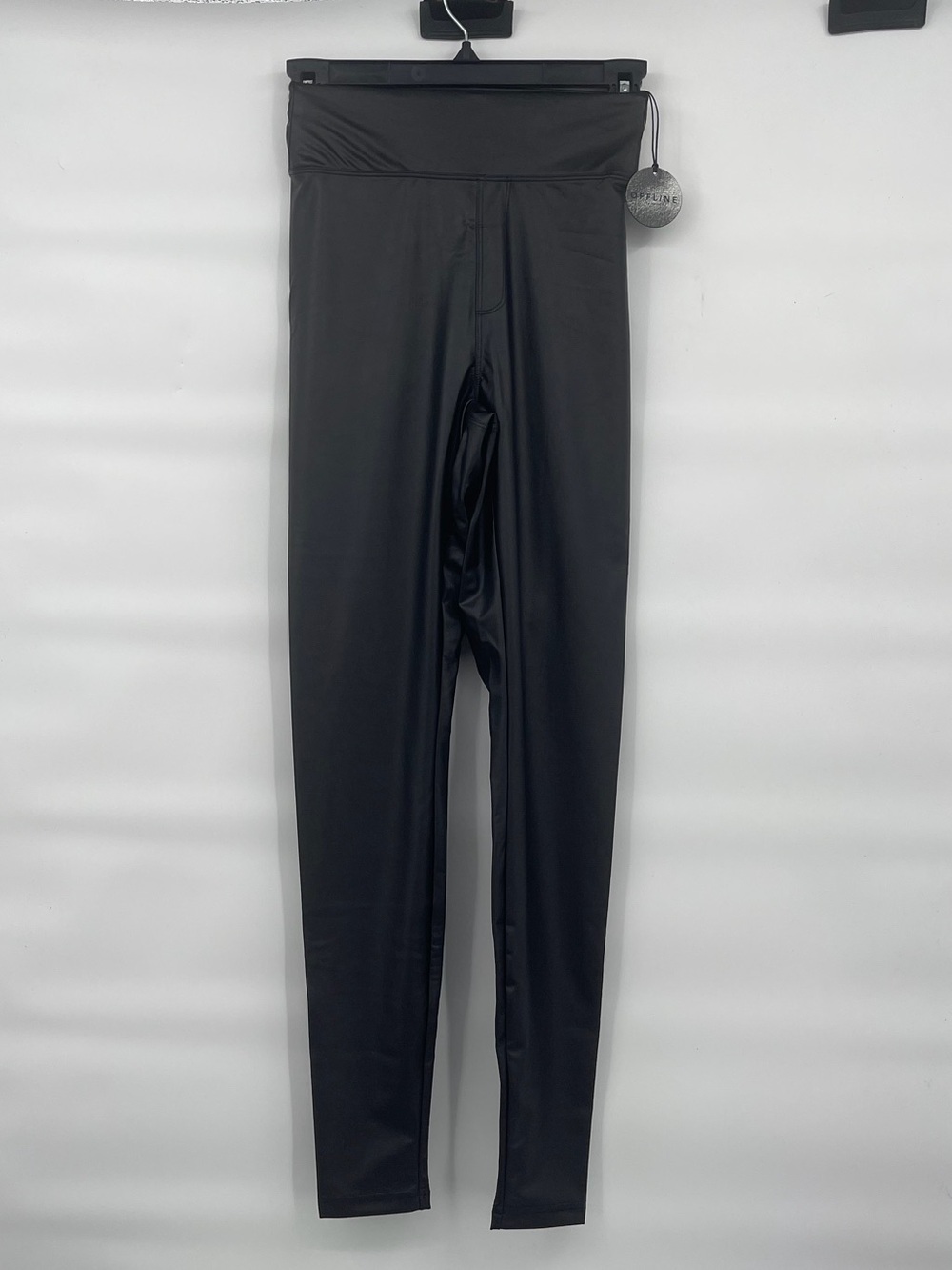 Aerie offline NWT black faux leather high rise leggings